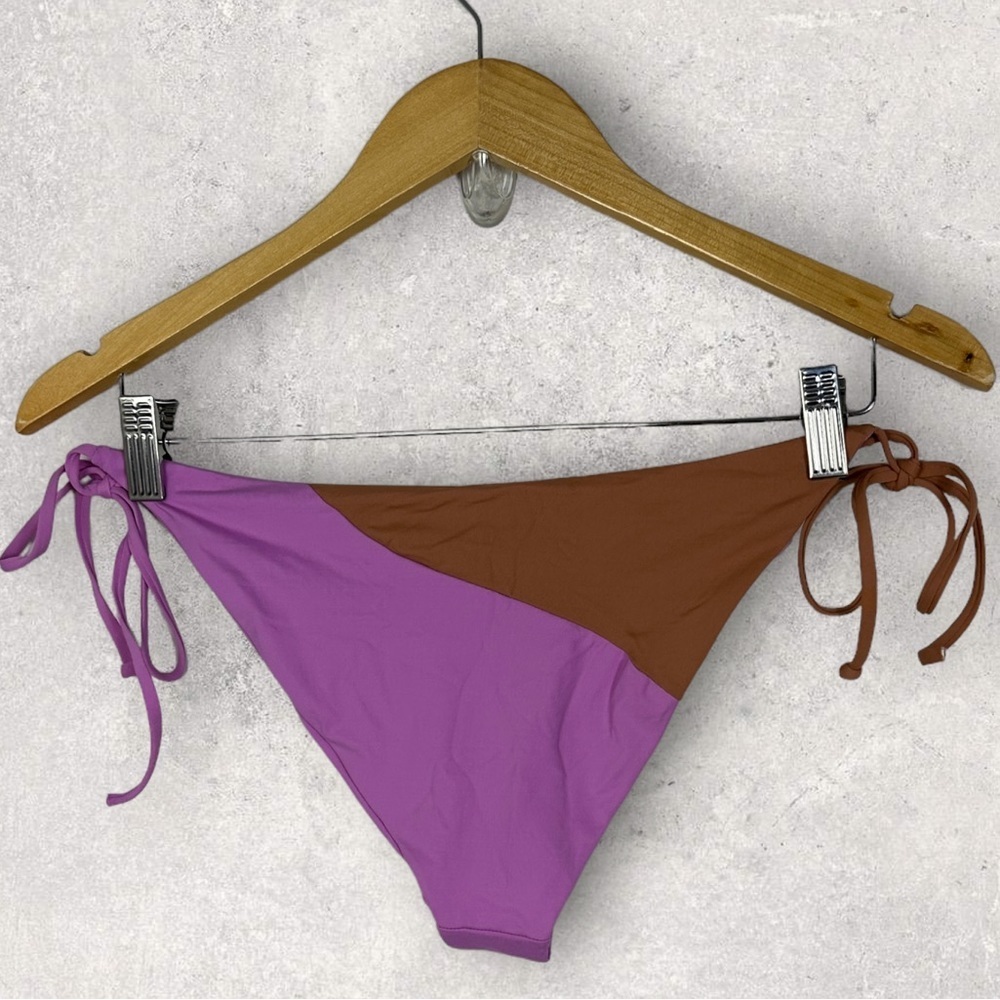 NEW L*Space Dani Classic Bikini Bottoms Size XL Revolve Brown Purple Swirl Boho‎ - Picture 5 of 9